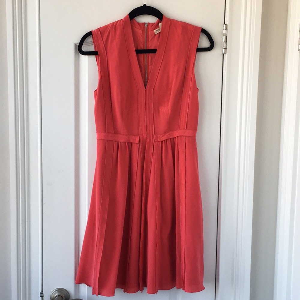 Rebecca Taylor Coral Silk Dress